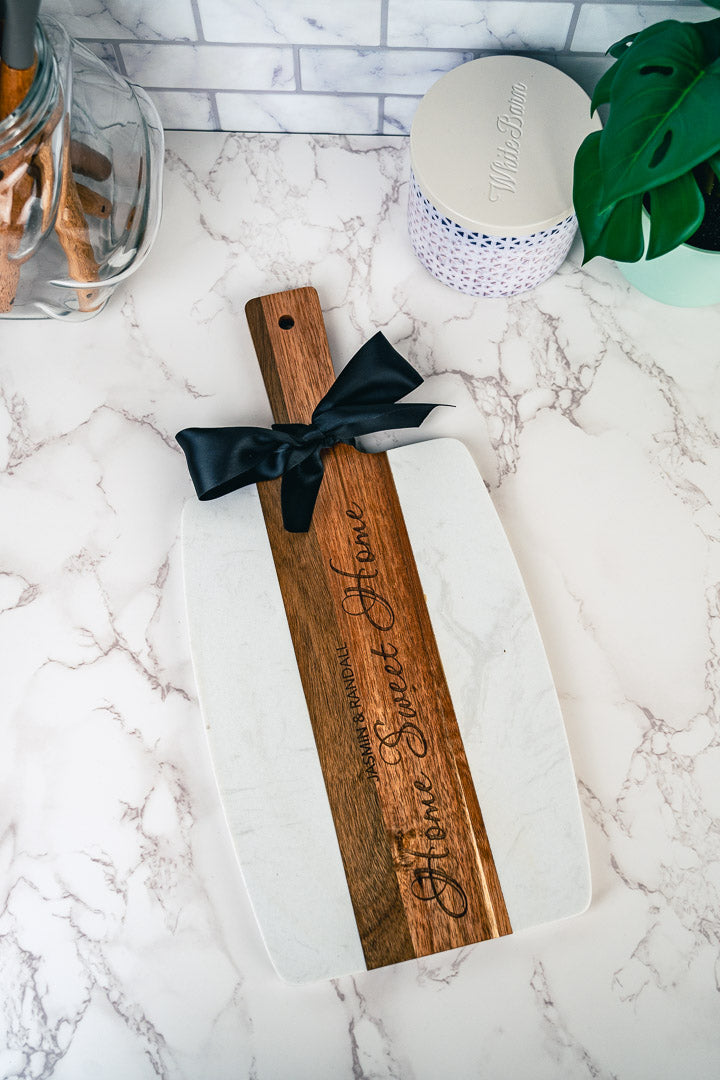 Personalized Marble Serving/Charcuterie Board