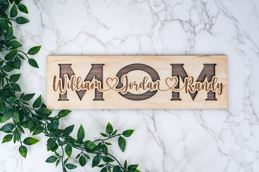 Mom Wooden Sign